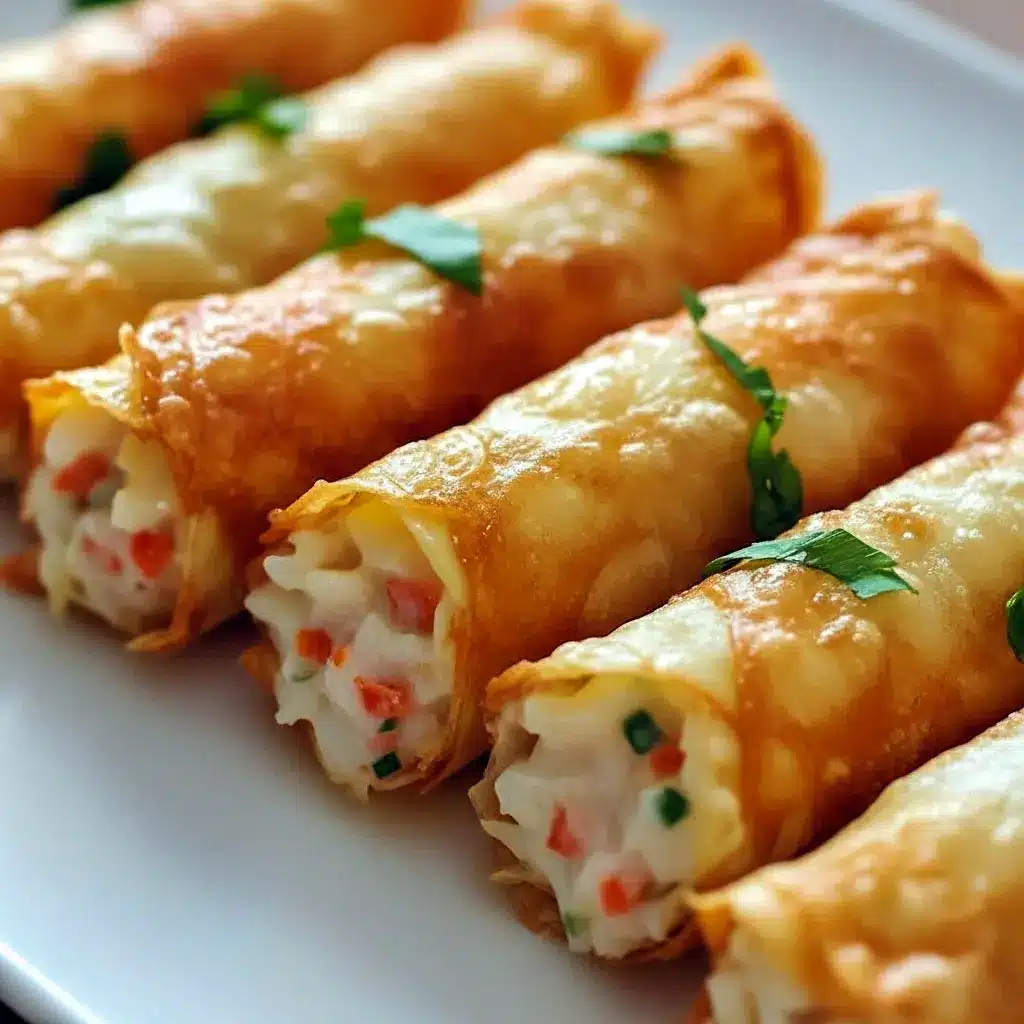 Golden, crispy rice paper crab rangoons baked to perfection — a delicious fusion of creamy crab filling and light crunch, ideal for Breakfast And Brunch, Appetizer Snacks, or any Asian Cooking lover craving easy Yummy Appetizers.