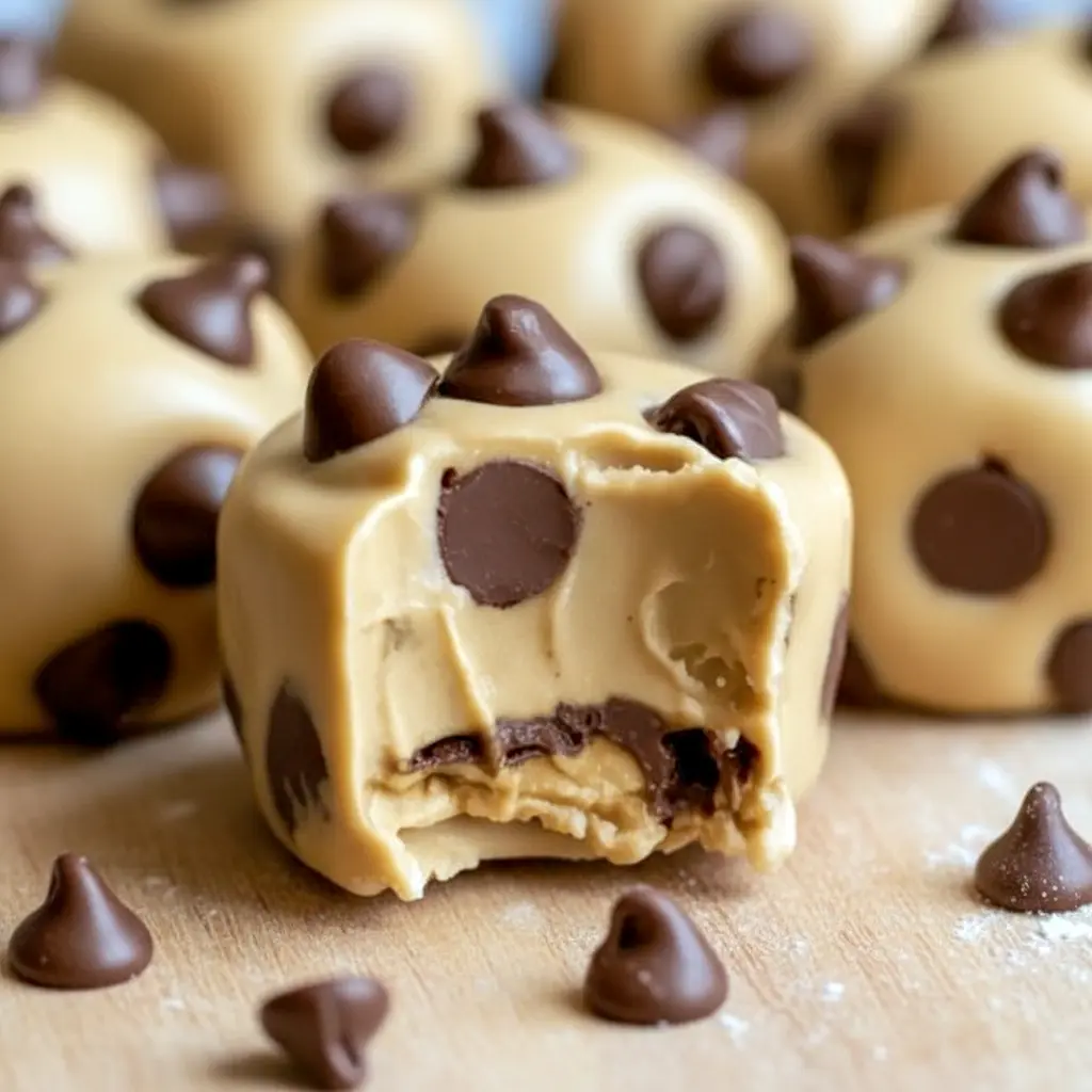 A tray of Frozen Greek Yogurt Peanut Butter Bites topped with chocolate, shown as a quick and easy no-bake dessert.