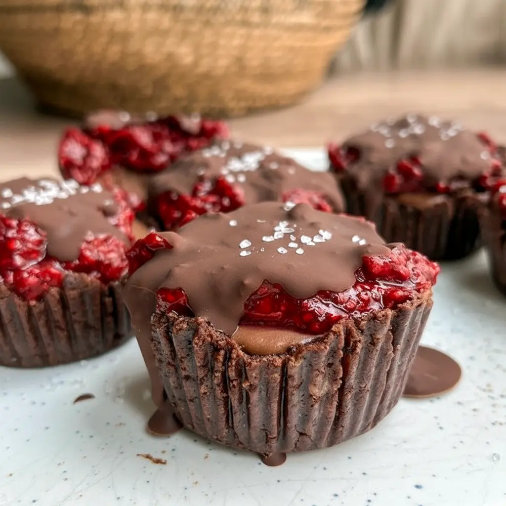 Marry Me No Bake Raspberry Chocolate Mousse Cups served in individual cups with layers of chocolate mousse and raspberry topping, creating a creamy Raspberry Chocolate Mousse dessert that looks elegant and irresistible.