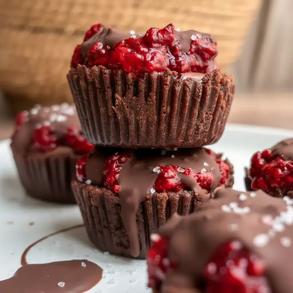 Marry Me No Bake Raspberry Chocolate Mousse Cups served in individual cups with layers of chocolate mousse and raspberry topping, creating a creamy Raspberry Chocolate Mousse dessert that looks elegant and irresistible.