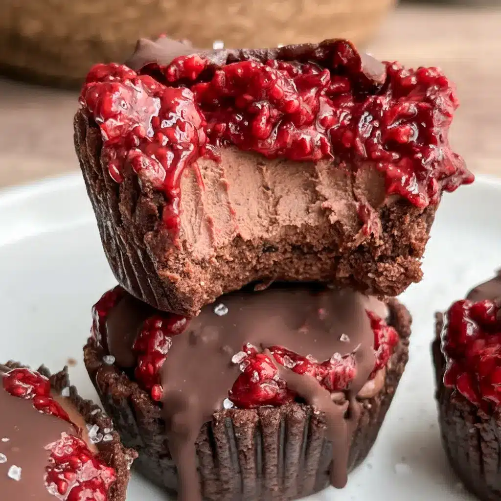Marry Me No Bake Raspberry Chocolate Mousse Cups served in individual cups with layers of chocolate mousse and raspberry topping, creating a creamy Raspberry Chocolate Mousse dessert that looks elegant and irresistible.