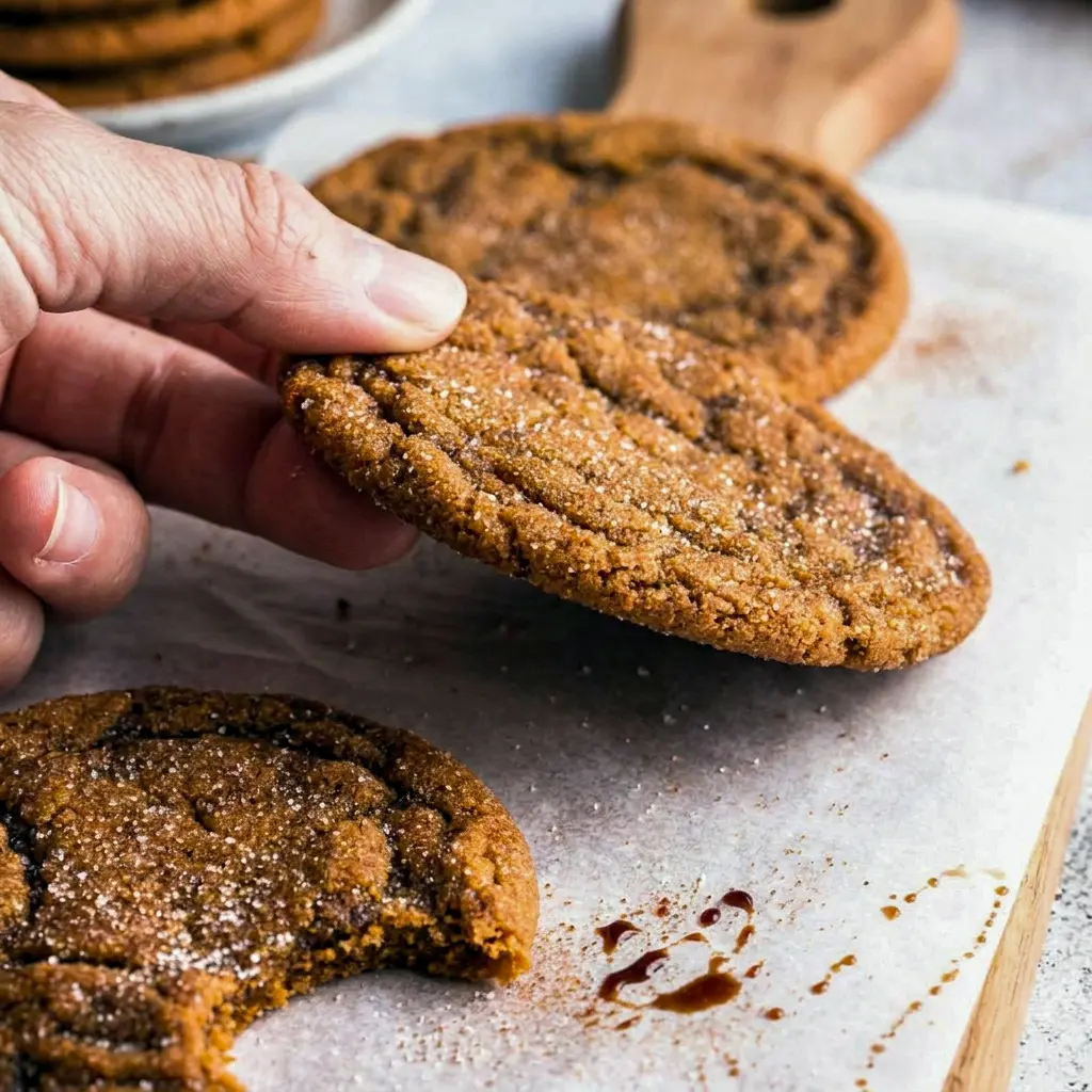 Fresh-baked Chewy Pumpkin Spice Cookies styled like classic November Cookies with a soft, chewy center.
