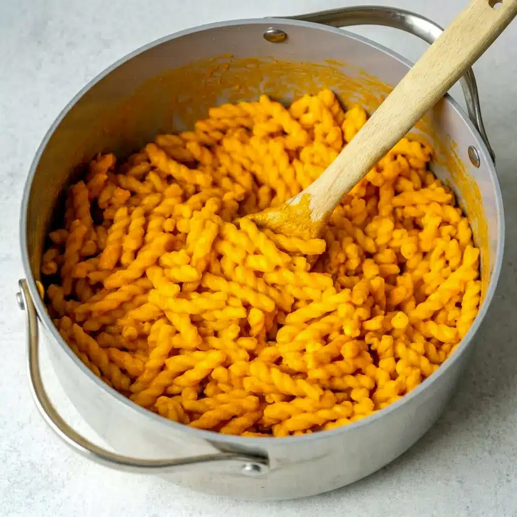 Butternut Squash Pasta Sauce served as a silky fall dinner idea from Butternut Squash Sauce Recipes.