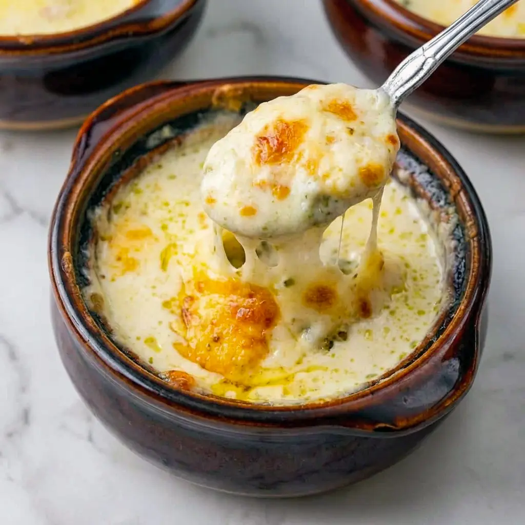 Chile Relleno Soup served in a cozy bowl with melted cheese, roasted poblanos, and tender chicken for a comforting Chili Relleno Chicken Soup look.