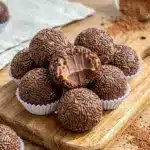 Chocolate Truffles arranged on a plate with cocoa dusting and a smooth finish, perfect for Easy Homemade Chocolate Treats.