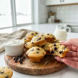 Fresh-baked Greek Yogurt Mini Muffins styled as a wholesome breakfast bite with Muffin Recipes Greek Yogurt appeal.