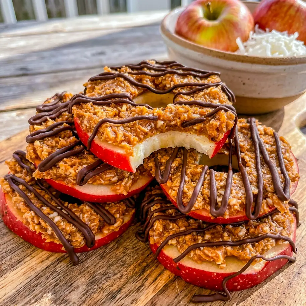 Samoa Apple Slices look beautiful on a snack board and add a sweet twist to Apple Slices Charcuterie.