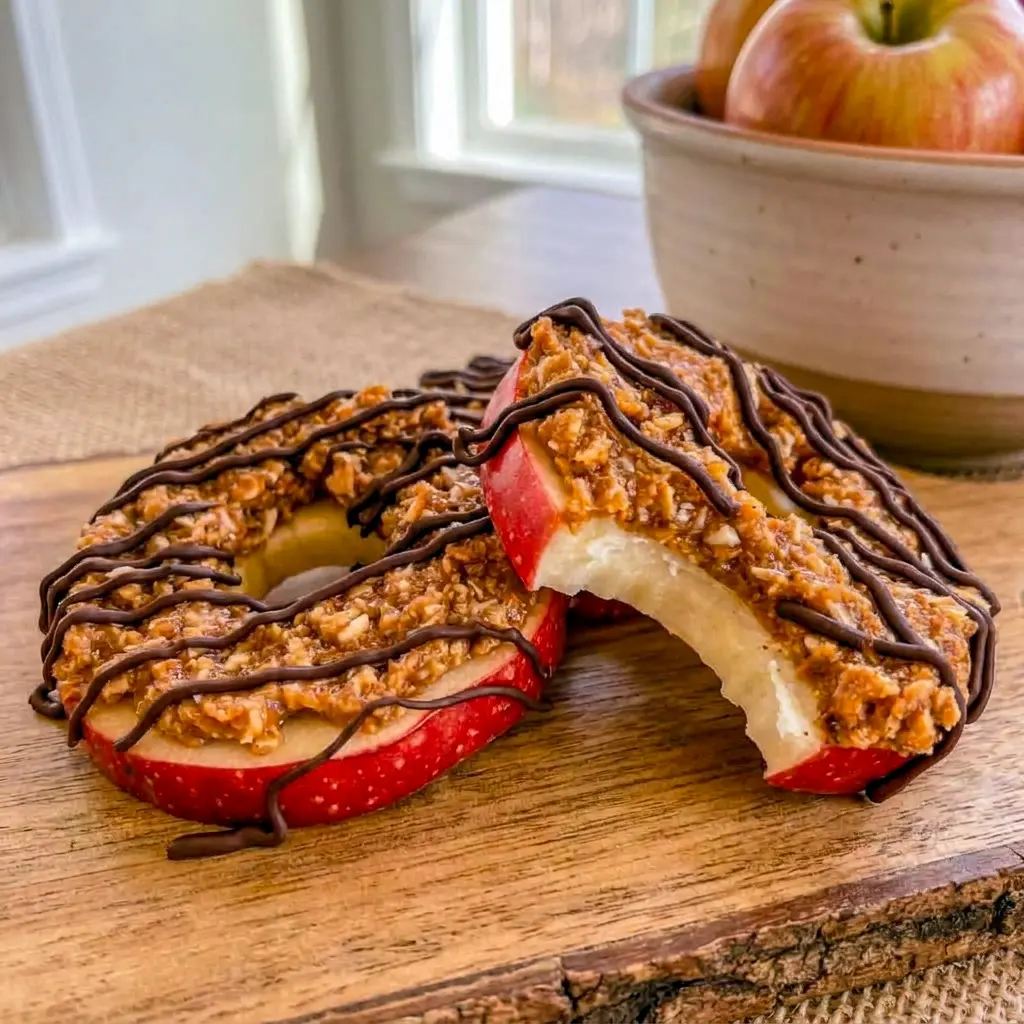 Samoa Apple Slices bring a sweet snack idea to a tray alongside a Bowl Of Hummus With Apple Slices for easy party serving.