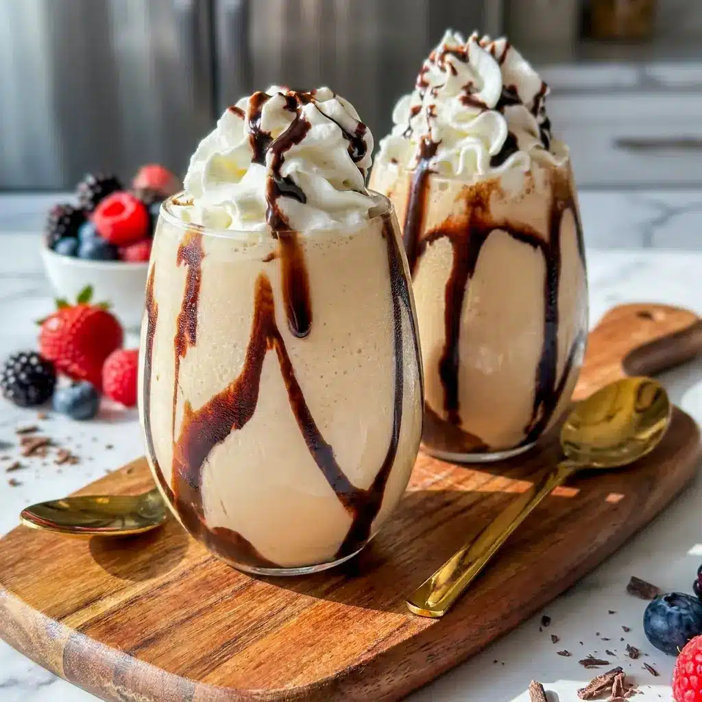 A thick and indulgent Frozen Mudslides blend, perfect for Boozy Desserts and summer sipping.