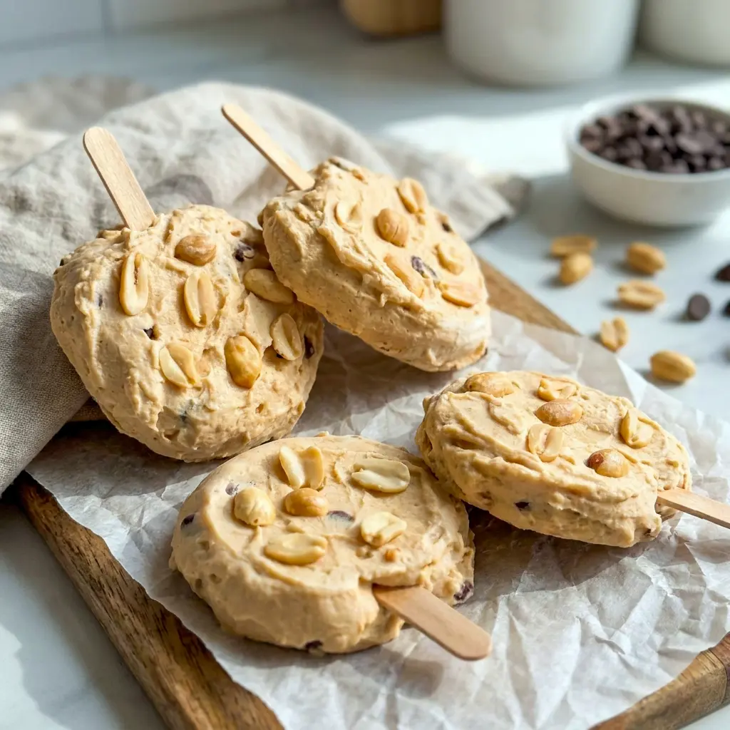 A frozen dessert tray of Copycat Dairy Queen Buster Bars styled like classic Dq Buster Bars with a smooth chocolate shell and crunchy topping.
