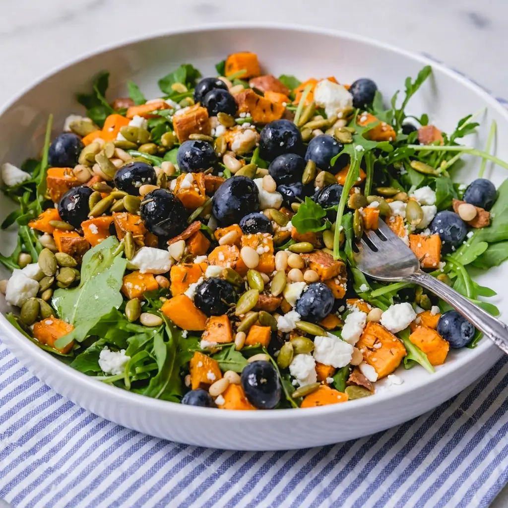 A light and colorful Honey Sweet Potato Summer Salad perfect for picnics, brunch, and Spring Salads with sweet and savory flavor.