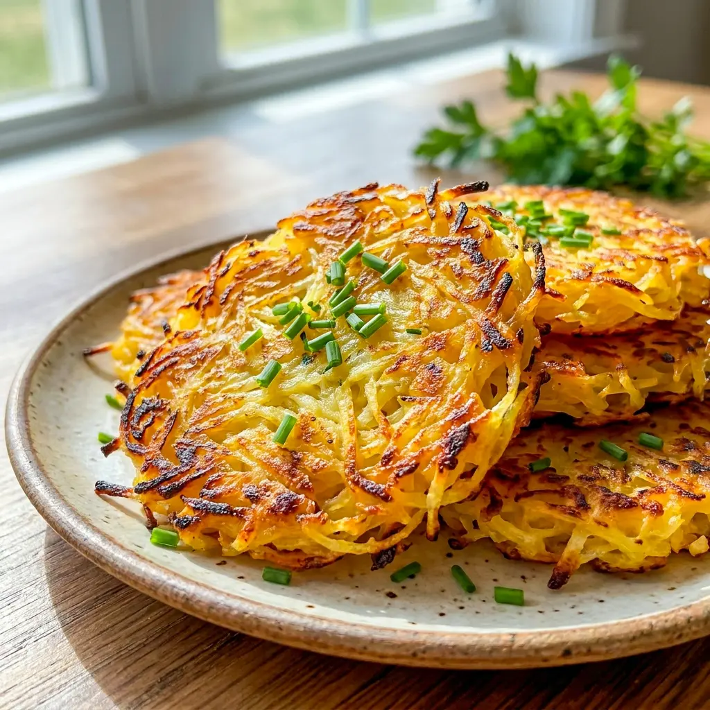 Crispy Spaghetti Squash Hash Browns are a perfect Low Calorie Keto option for anyone craving a lighter savory breakfast.