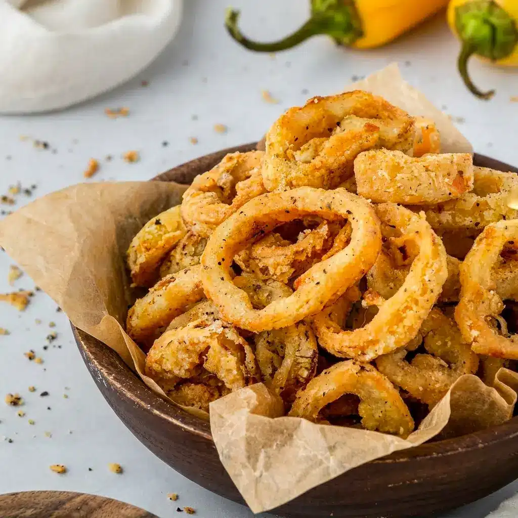 Air Fryer Banana Peppers are a tasty answer for What To Do With Banana Peppers when you want a fast appetizer.