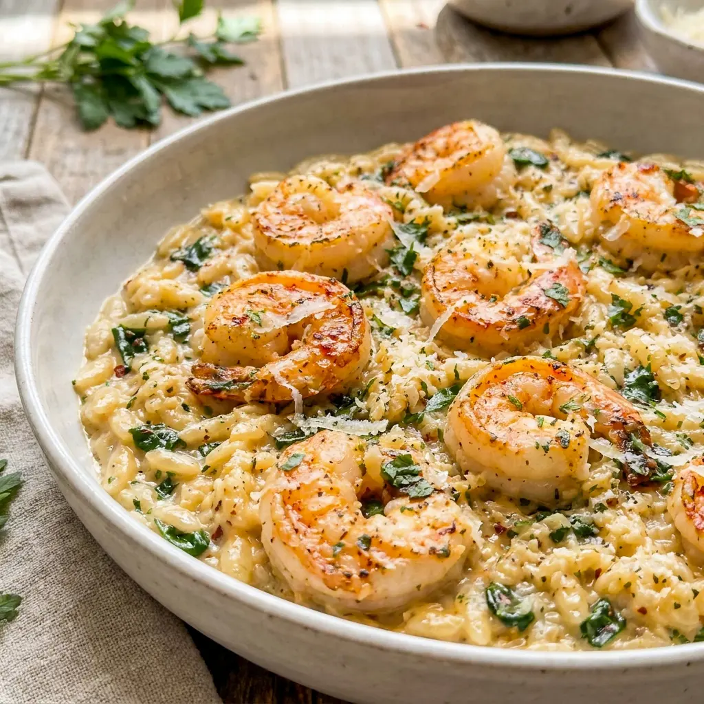 Creamy Shrimp Orzo brings restaurant-style flavor to easy Shrimp Orzo Recipes with a silky finish.