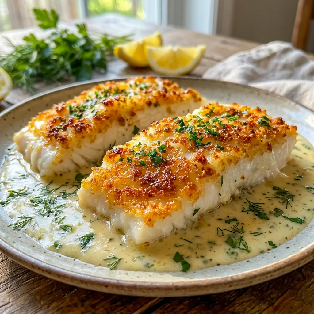 Crispy Baked Cod is a flavorful answer to What To Make With Cod when you want dinner fast.