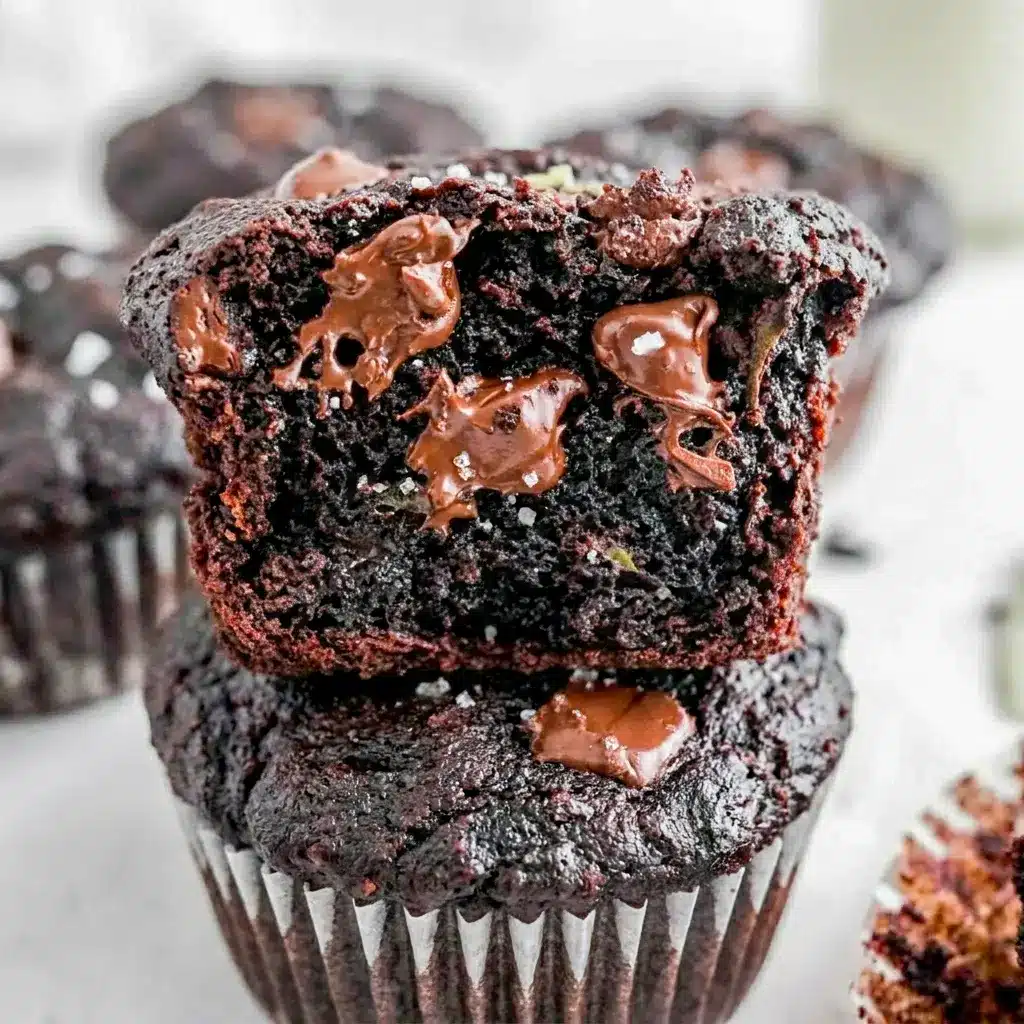 Double Chocolate Zucchini Muffins are rich, moist, and packed with chocolate flavor, making them one of the best Chocolate Zucchini Muffins for breakfast or snacking.