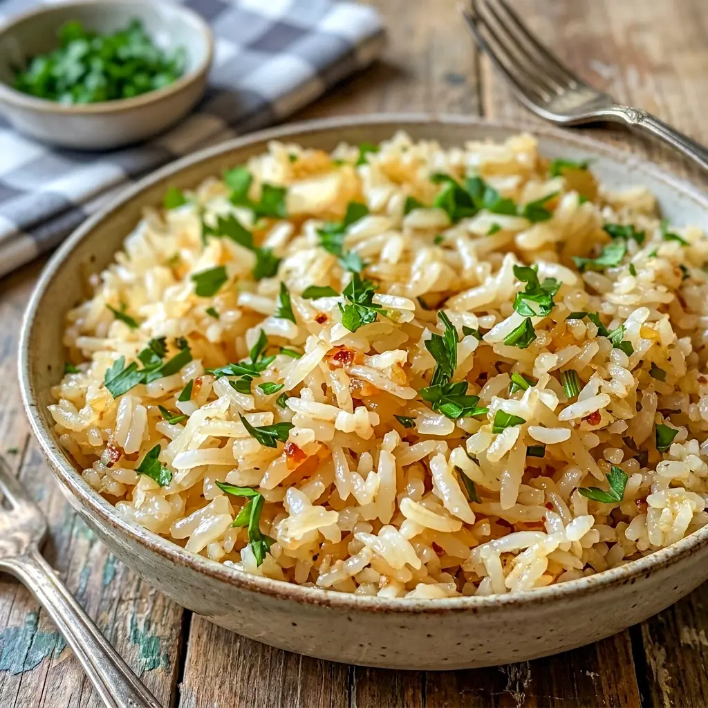 Texas Roadhouse Seasoned Rice is a savory choice for Jasmine Rice Side Dishes with a bold, restaurant-style finish.