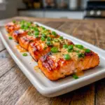Bang Bang Salmon served as a creamy, spicy salmon dinner, perfect for Easy Dinner Ideas With Salmon and busy weeknight meals.
